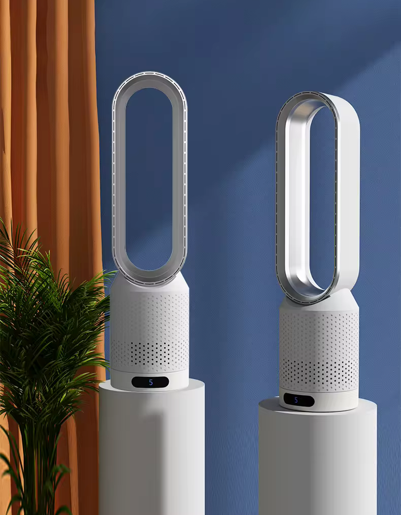 Rafraîchisseur d'Air 3-en-1 Sans Pales avec Purificateur