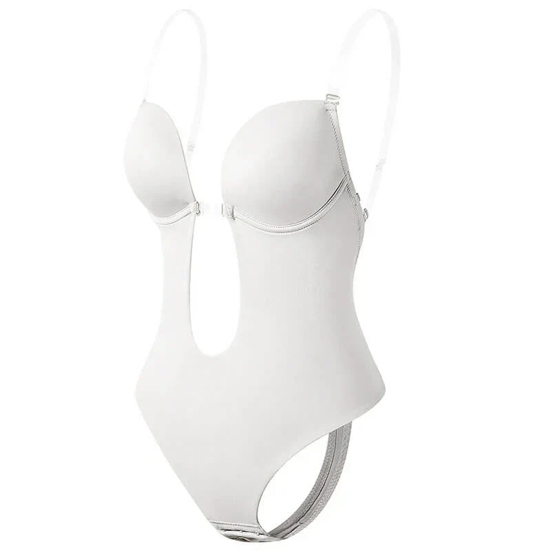Body sculptant femme décolleté V dos nu sans coutures