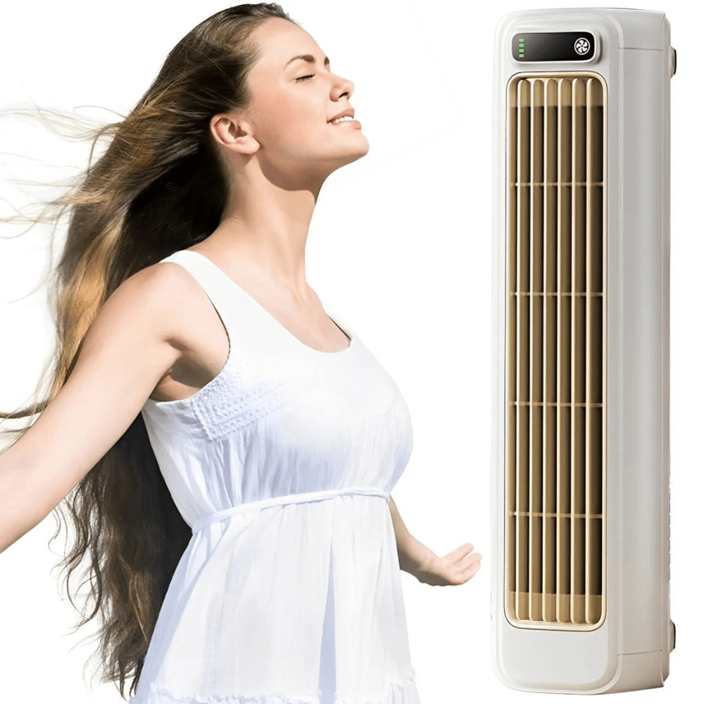 Ventilateur de Bureau Rechargeable Silencieux – Ventilateur Portable Compact 3 Vitesses