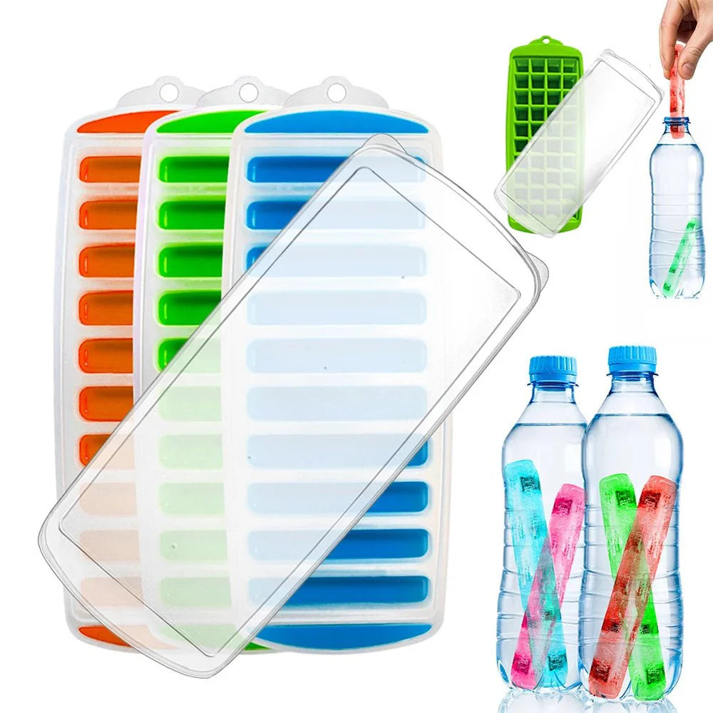 Moule à Glaçons en Silicone pour Bouteille – Bac à Glaçons Pop-Out Sans BPA