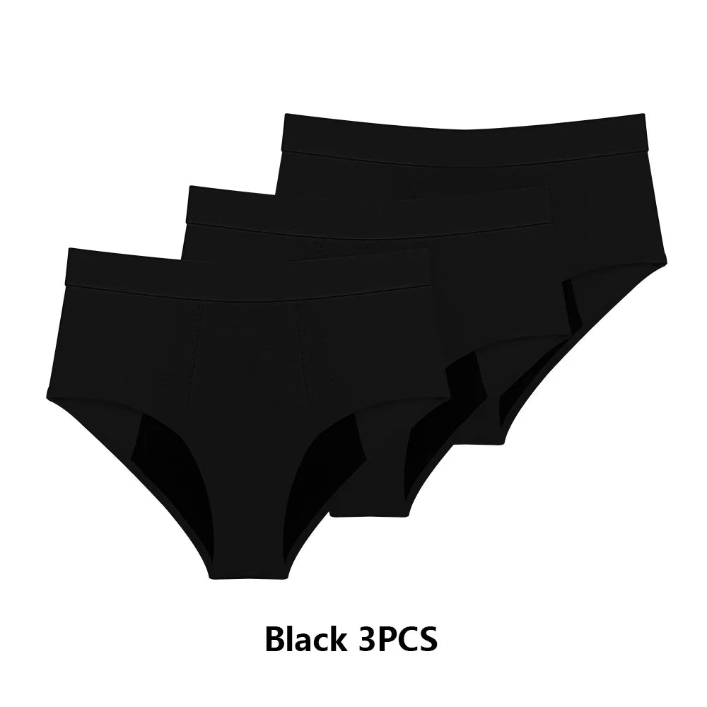 Culottes menstruelles flux abondant lot 3 pièces taille haute
