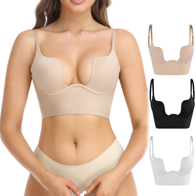 Body sculptant femme dos nu décolleté plongeant maintien