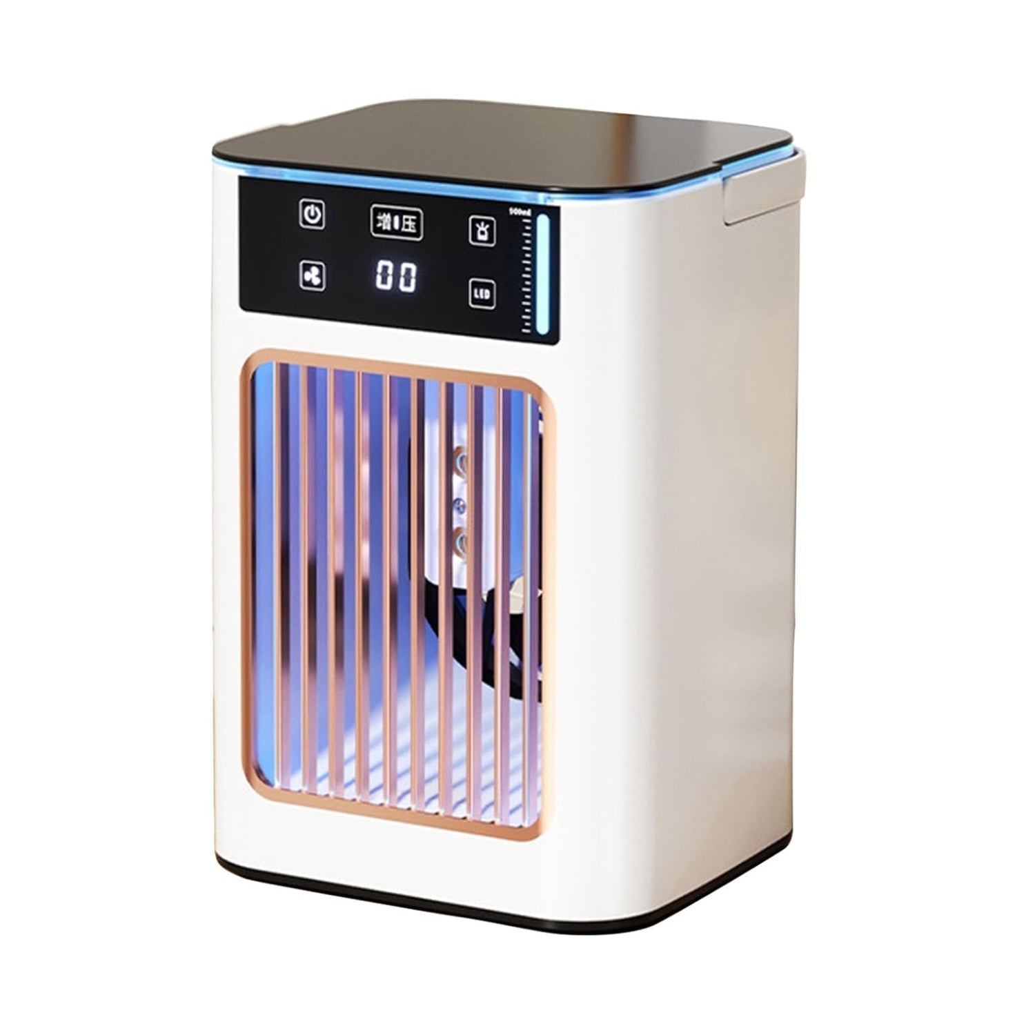 Rafraîchisseur d'Air USB Silencieux avec Brumisation – Ventilateur de Bureau Compact