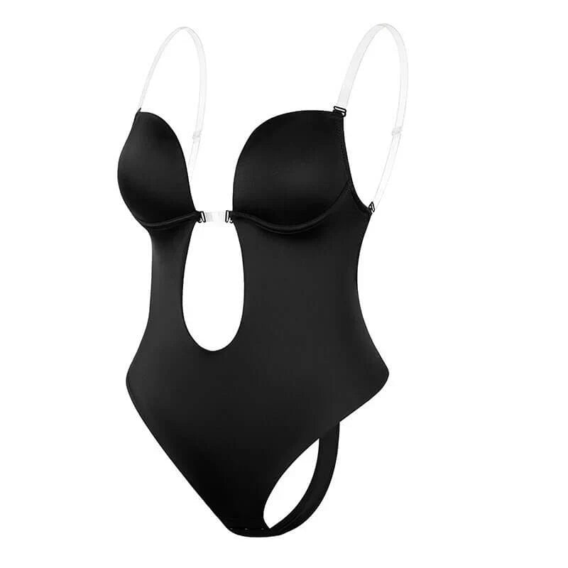 Body sculptant femme décolleté V dos nu sans coutures
