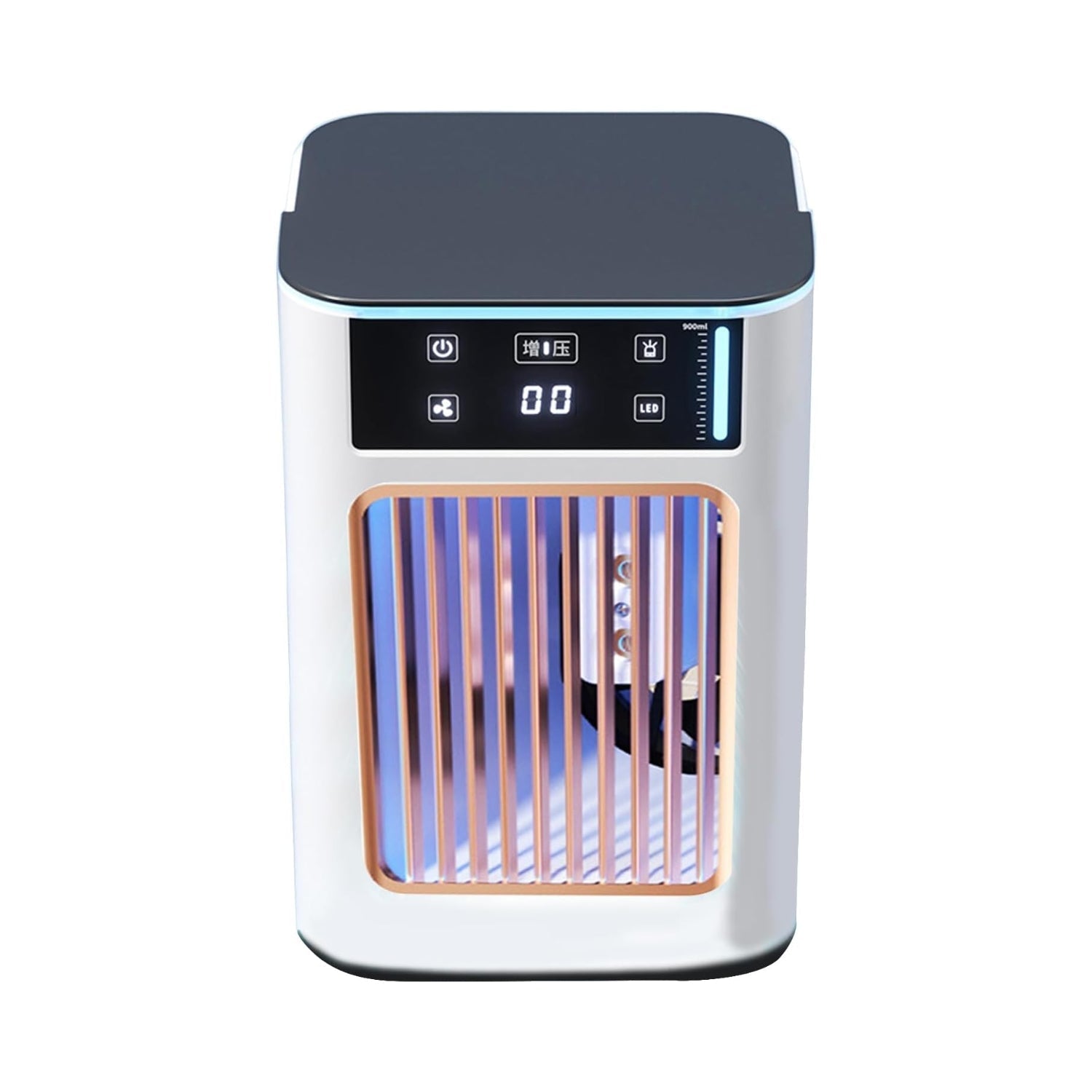 Rafraîchisseur d'Air USB Silencieux avec Brumisation – Ventilateur de Bureau Compact