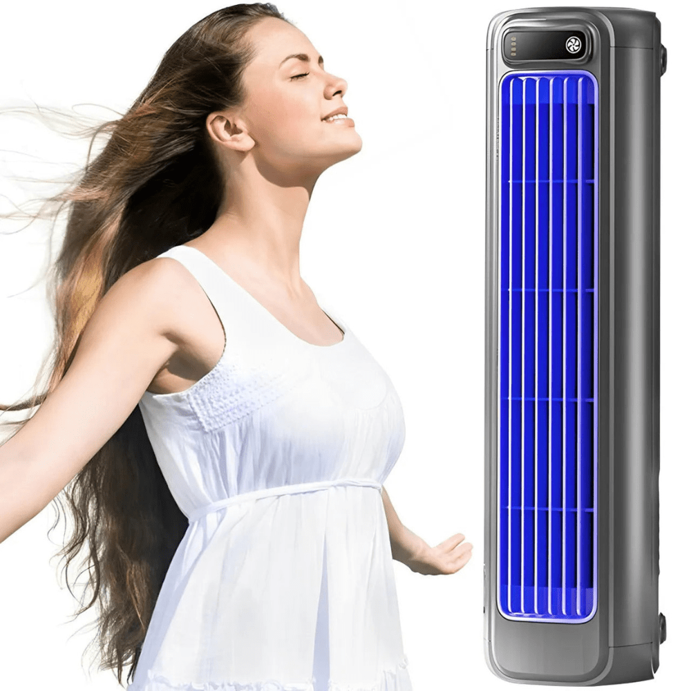 Ventilateur de Bureau Rechargeable Silencieux – Ventilateur Portable Compact 3 Vitesses