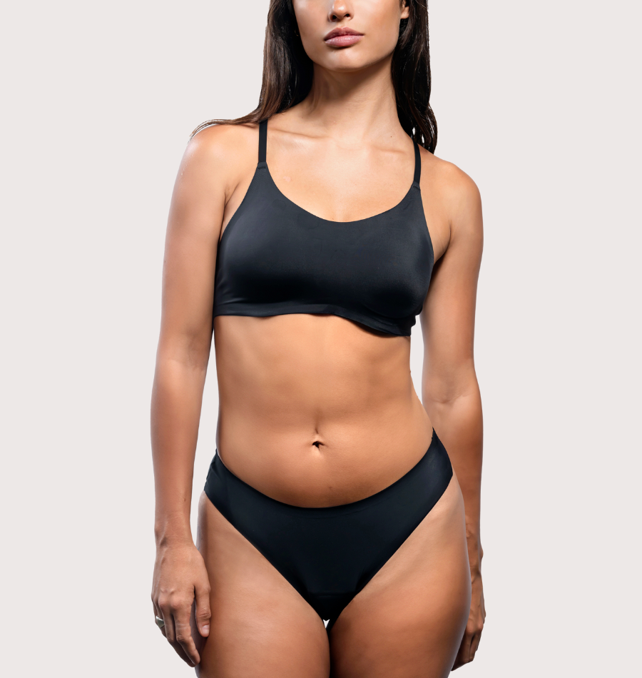 Culotte menstruelle taille haute absorbante lavable femme