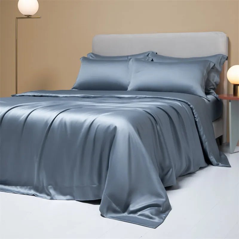Housse de Couette Rafraîchissante en Fibre de Bambou – Parure de Lit Été (+ 2 Taies)