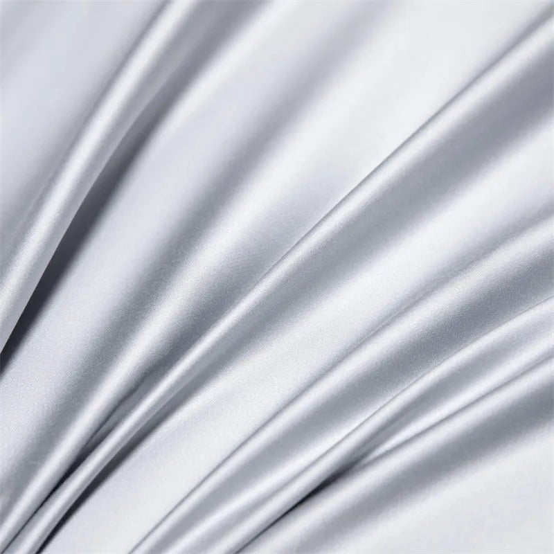 Housse de Couette Rafraîchissante en Fibre de Bambou – Parure de Lit Été (+ 2 Taies)