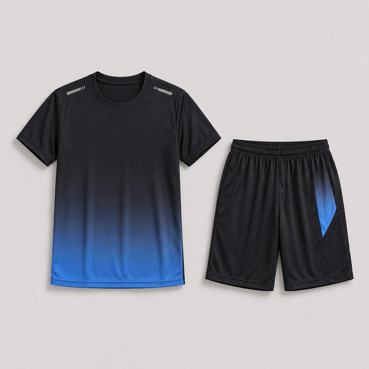 Ensemble Sport Homme T-Shirt Short Entraînement Été Respirant