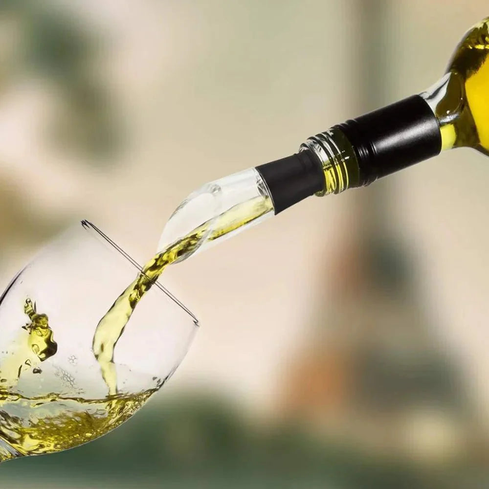 Refroidisseur à Vin 3-en-1 en Inox – Bâton Rafraîchisseur, Aérateur & Bec Verseur