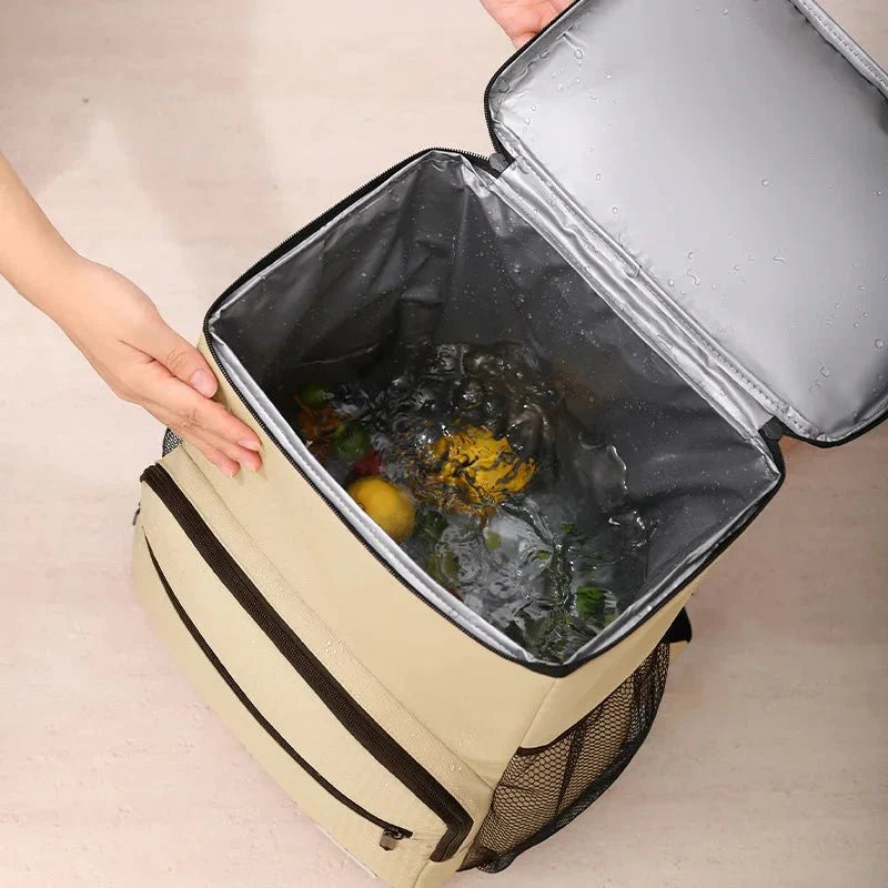 Sac à Dos Isotherme Étanche – Sac Réfrigérant Grande Capacité pour Camping & Pique-nique