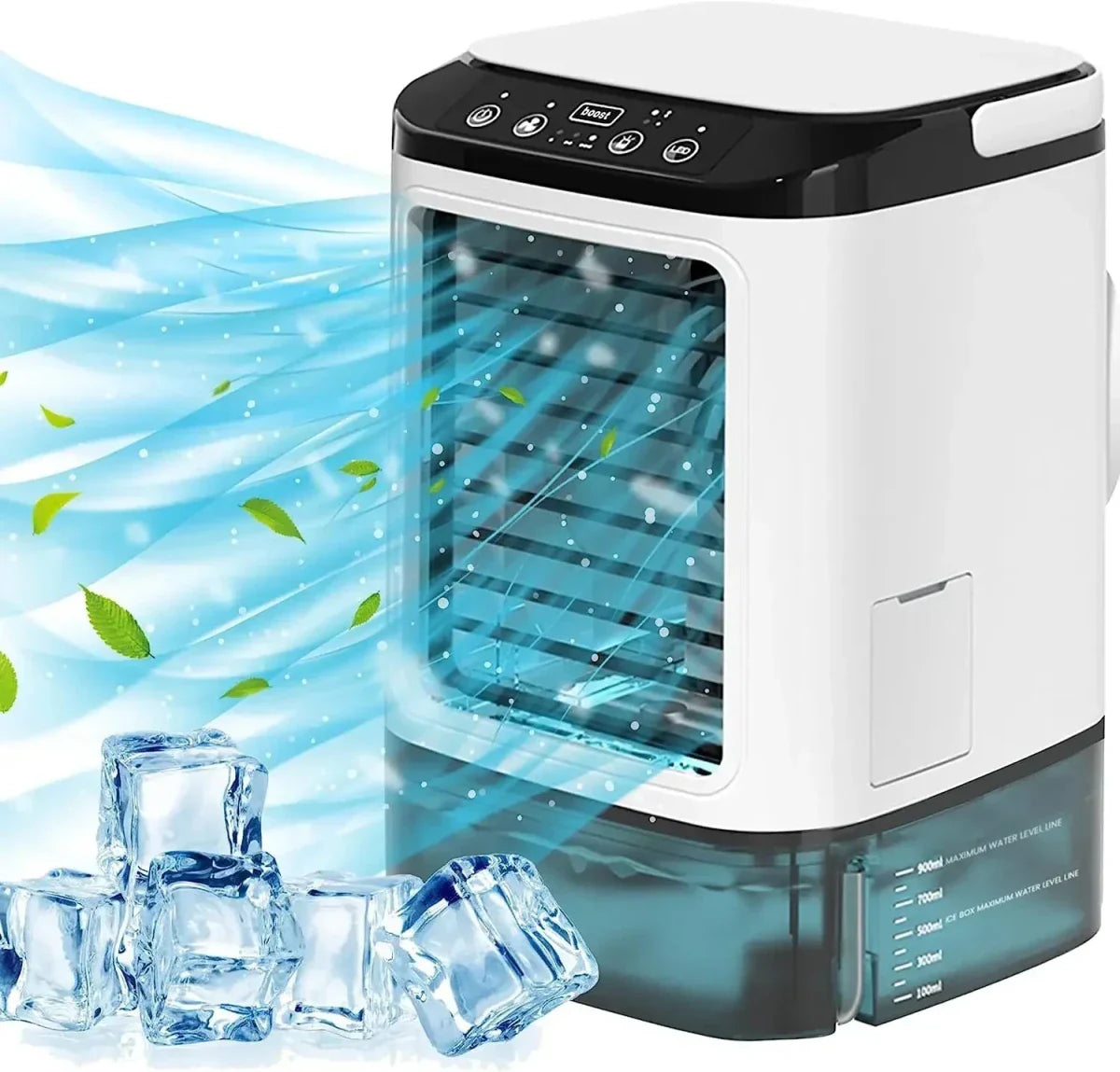 Ventilateur Brumisateur Portable USB – Humidificateur avec Veilleuse LED 3 Vitesses