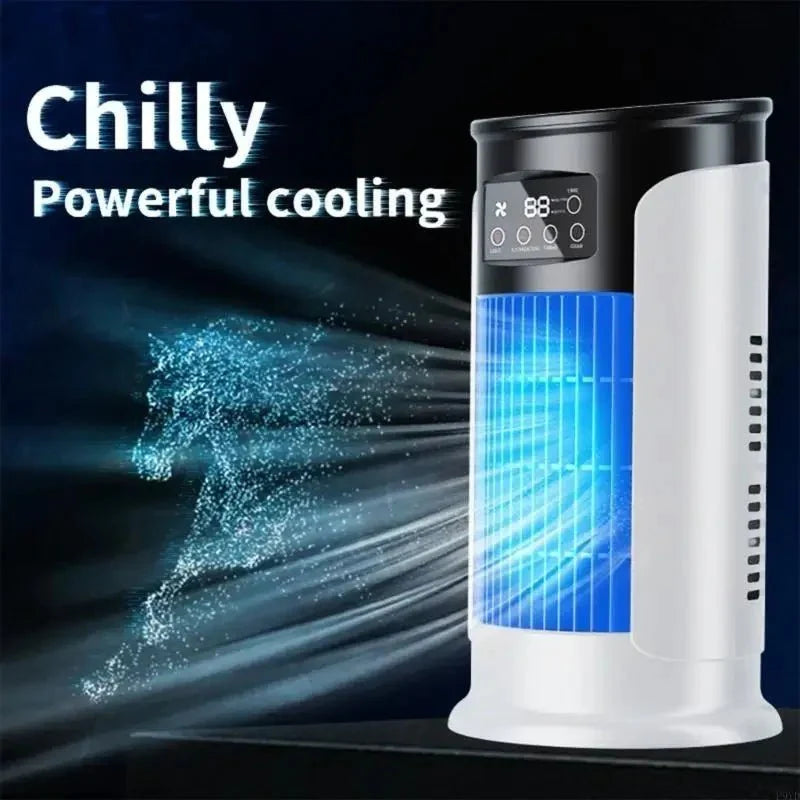 Rafraîchisseur d'Air Portable USB 6 Vitesses – Ventilateur Brumisateur & Humidificateur