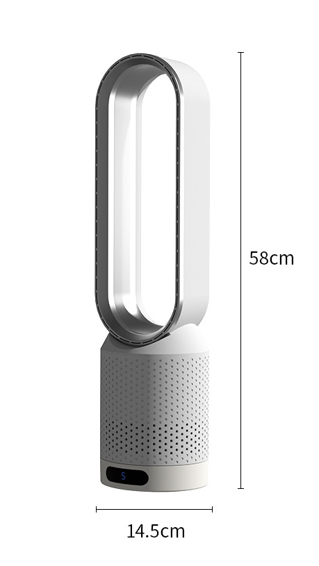 Rafraîchisseur d'Air 3-en-1 Sans Pales avec Purificateur