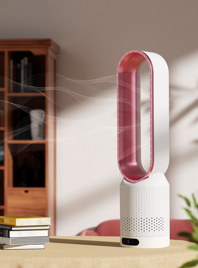 Rafraîchisseur d'Air 3-en-1 Sans Pales avec Purificateur