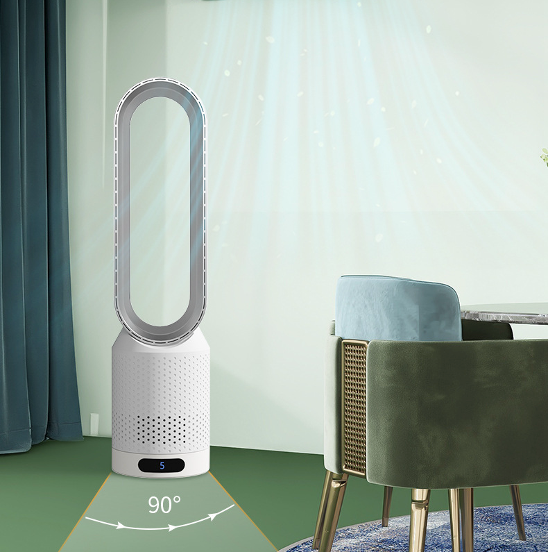 Rafraîchisseur d'Air 3-en-1 Sans Pales avec Purificateur