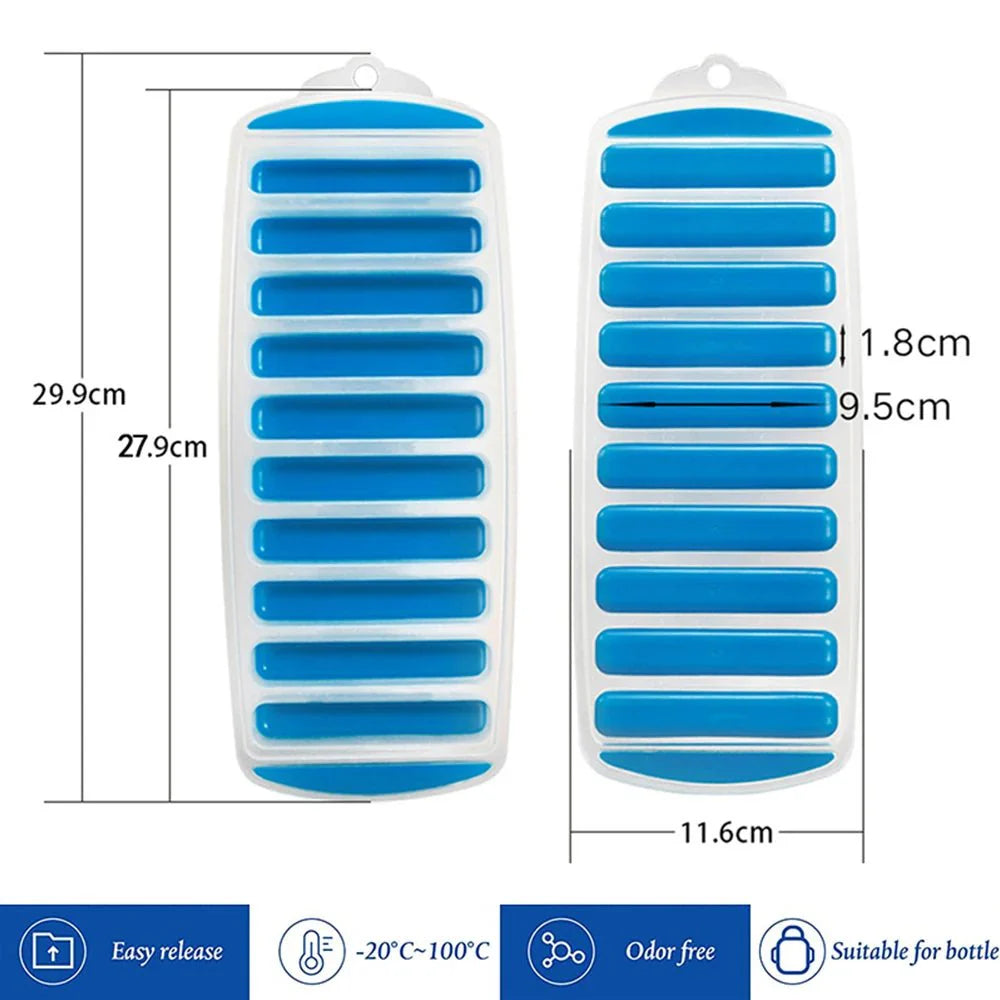 Moule à Glaçons en Silicone pour Bouteille – Bac à Glaçons Pop-Out Sans BPA