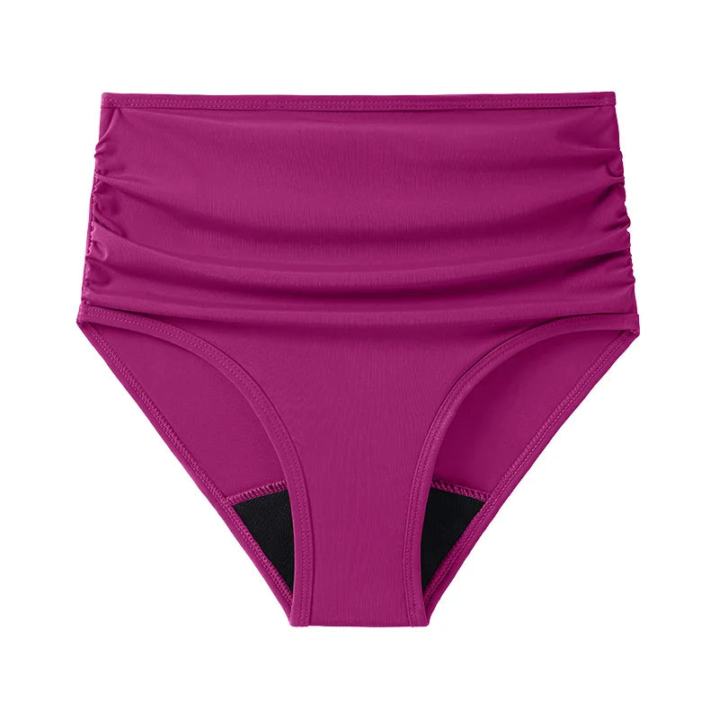 Culotte maillot de bain période taille haute absorbante femme