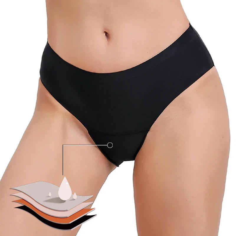 Bikini menstruel 4 couches étanche absorbant femme ado