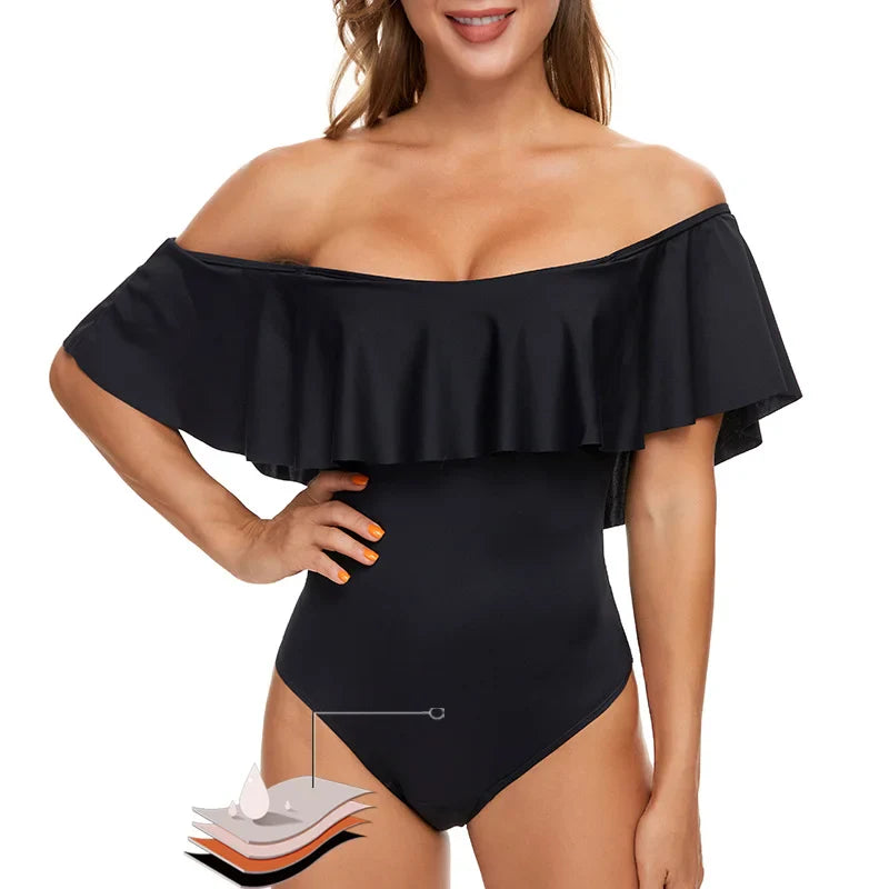 Maillot de bain période une pièce absorbant anti-fuite femme
