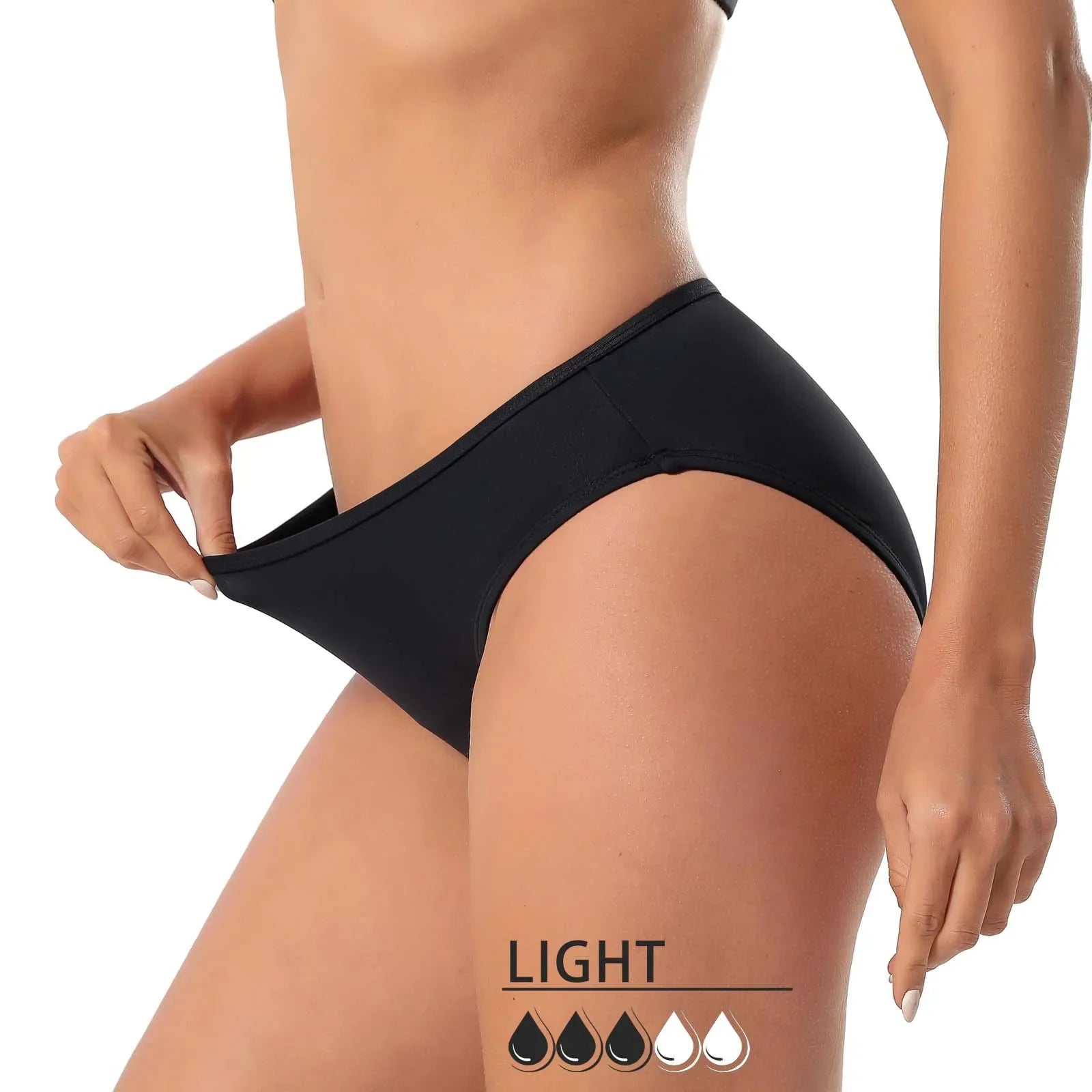 Bikini menstruel 4 couches étanche absorbant femme ado