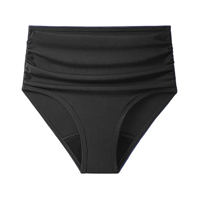 Maillot de bain période taille haute absorbant femme