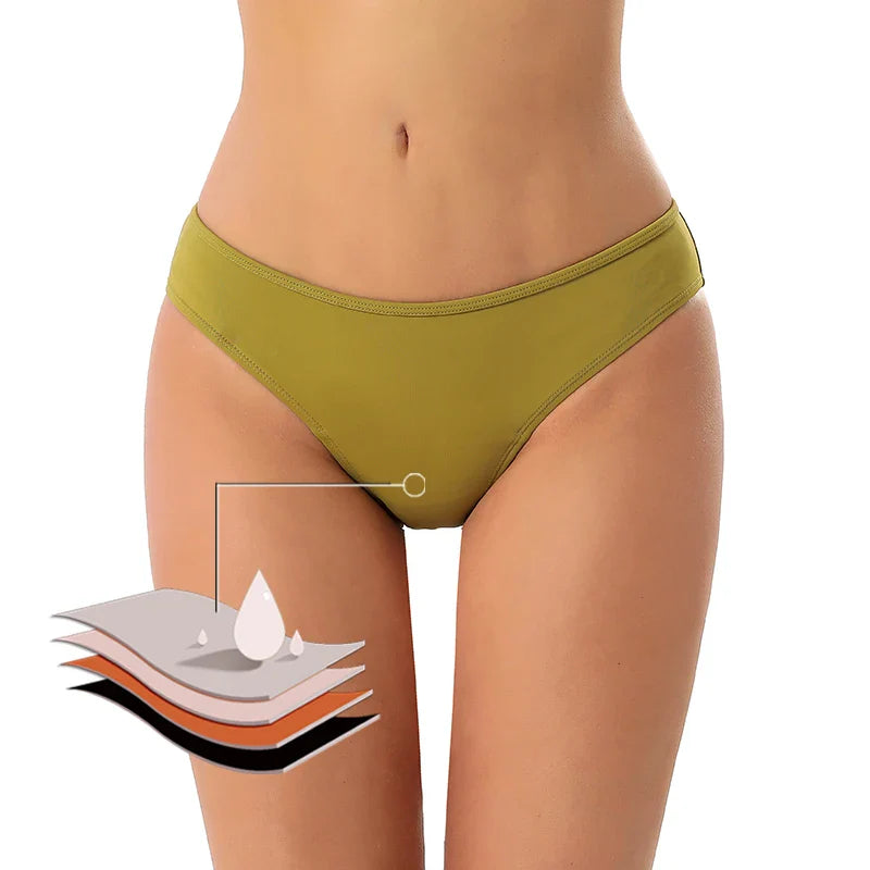 Bikini menstruel absorbant piscine 2 pièces femme