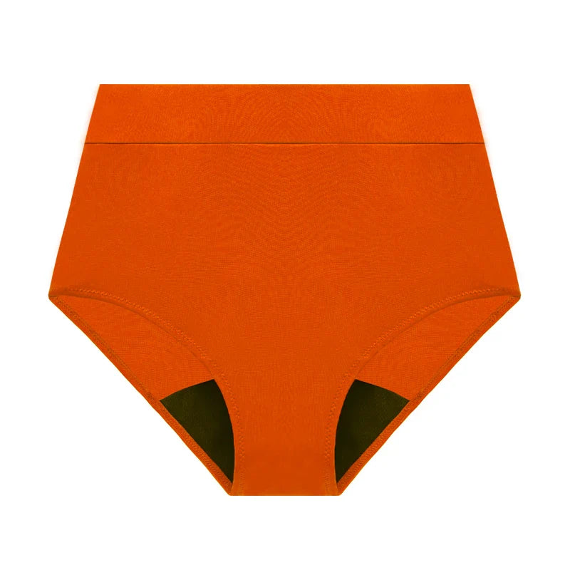 Maillot de bain période taille haute absorbant femme