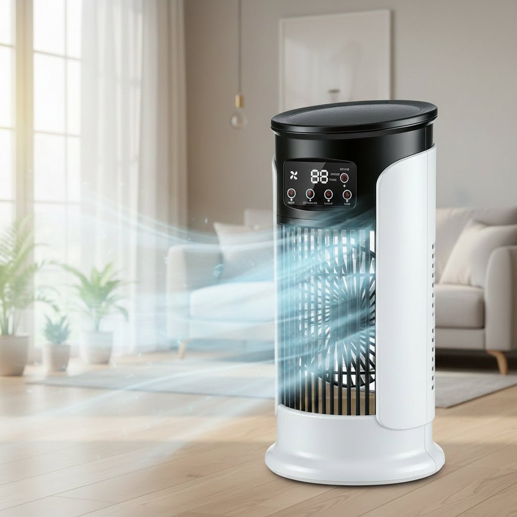 FreshWind Rafraîchisseur 3-en-1 avec Humidificateur et LED