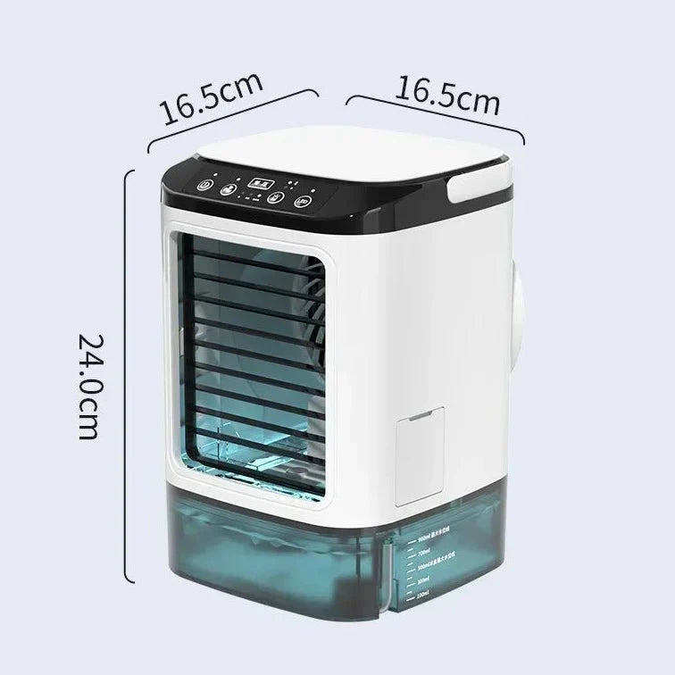 Ventilateur Brumisateur Portable USB – Rafraîchisseur d'Air avec Fonction Spray