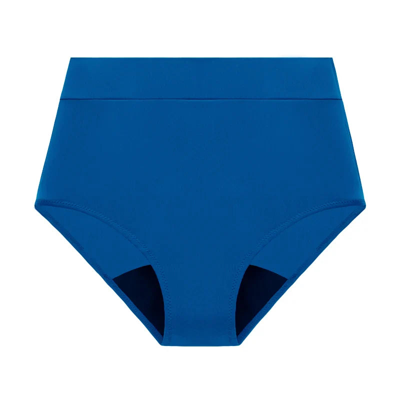 Maillot de bain période taille haute absorbant femme