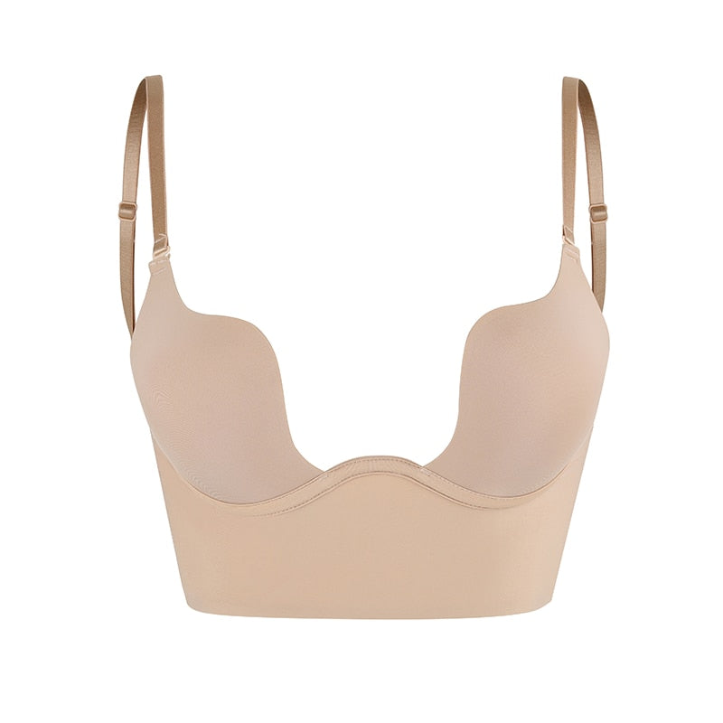 Body sculptant femme dos nu décolleté plongeant maintien