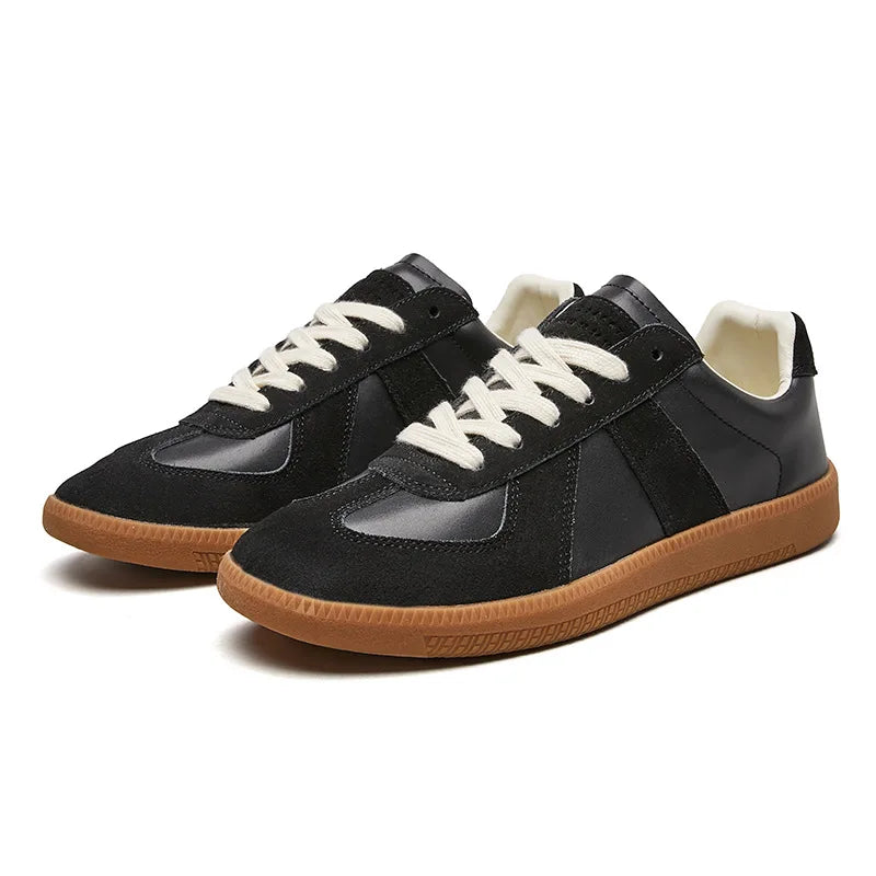 Chaussures homme daim style vintage semelle robuste