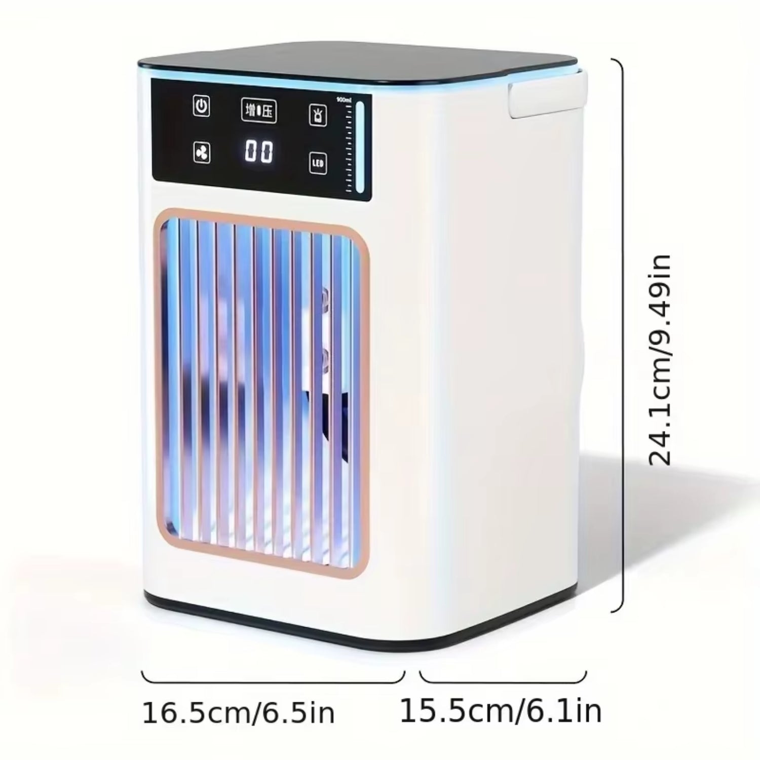 Rafraîchisseur d'Air USB Silencieux avec Brumisation – Ventilateur de Bureau Compact