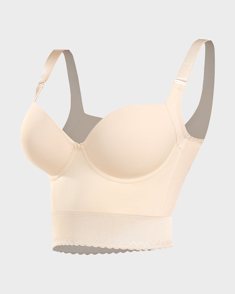 Soutien-gorge longline sculptant armatures push-up femme