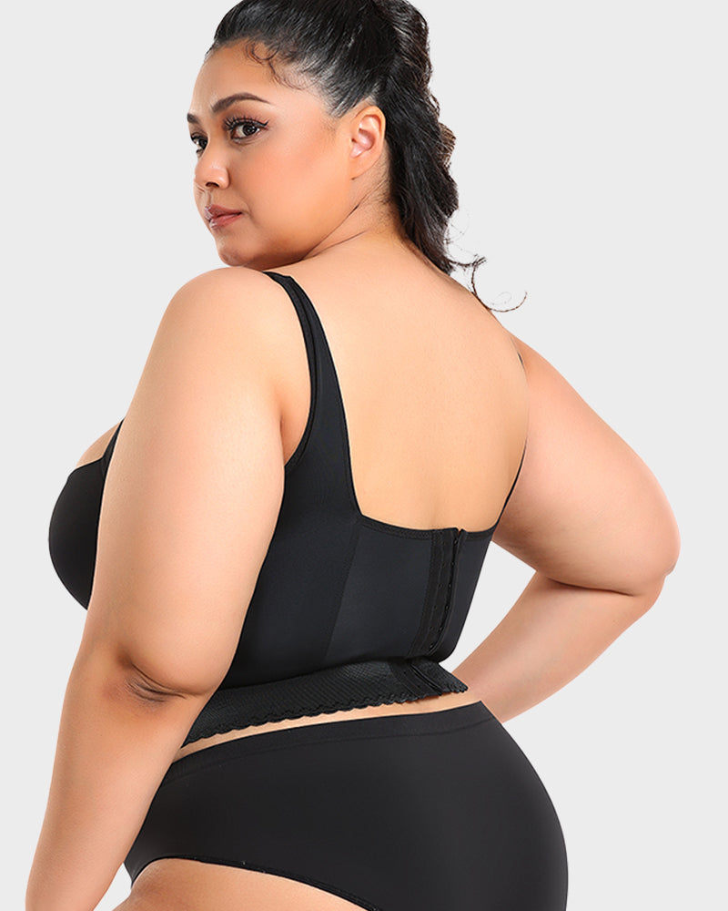 Soutien-gorge longline sculptant armatures push-up femme