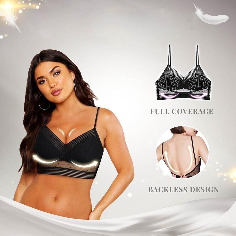 Bralette dos nu sans armatures maintien féminin femme