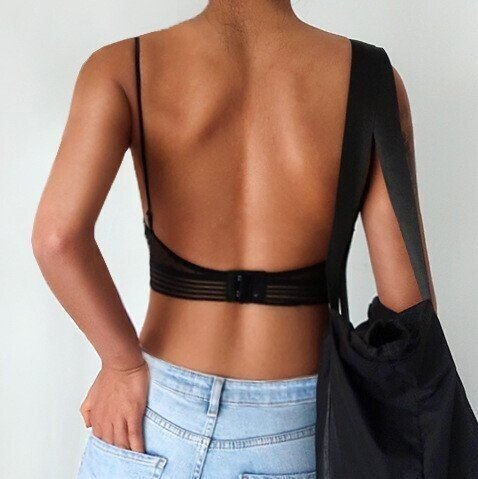Bralette dos nu sans armatures maintien féminin femme